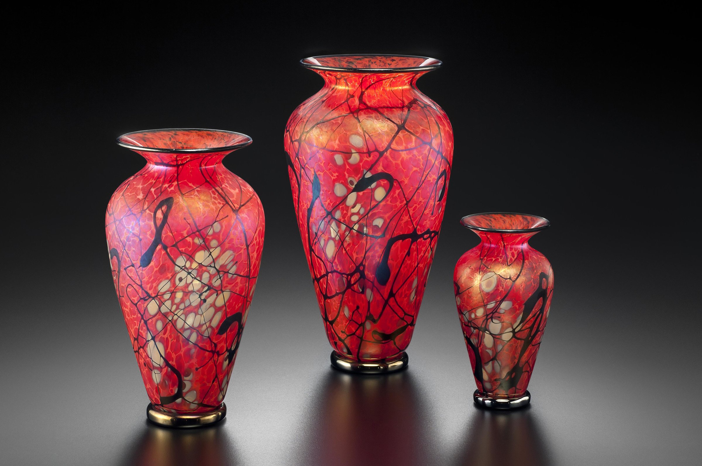 Phoenix Vase By David Lindsay Art Glass Vase Artful Home