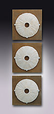 Sea Urchins by Kevin Lubbers (Art Glass Wall Sculpture)