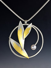 Dawning by Judith Neugebauer (Gold, Silver & Pearl Necklace)