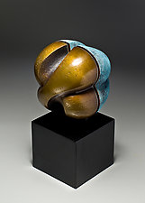 Bound, Variation on a Theme 1 by Jan Hoy (Bronze & Ceramic Sculpture)