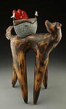 A Life Full of Love by Cathy Broski (Ceramic Sculpture)