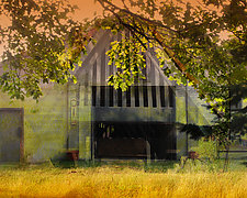 Shadow Barn by Eugenie Torgerson (Color Photograph)