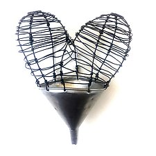 Funnel of Love I by Barbara Gilhooly (Metal Wall Sculpture)