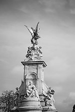 Victoria Memorial by John Maggiotto (Black & White Photograph)
