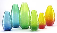 Shimmer Vases in Brights by Corey Silverman (Art Glass Vase)