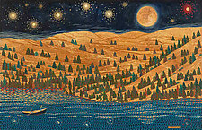 Stars over the Umqua River by Paul Bennett (Giclee Print)