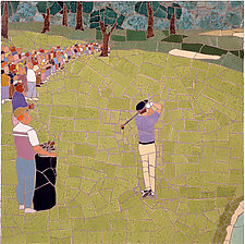 Golf Shot by Jonathan I. Mandell (Giclee Print)