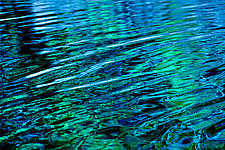 Rippled Blue by Richard Speedy (Color Photograph)