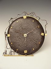 The Great Wall Clock by Mary Ann Owen and Malcolm Owen (Metal Clock)