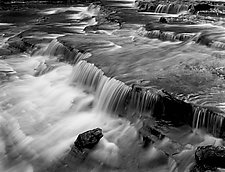 Gorge #1 - Ithaca, NY by William Lemke (Black & White Photograph)