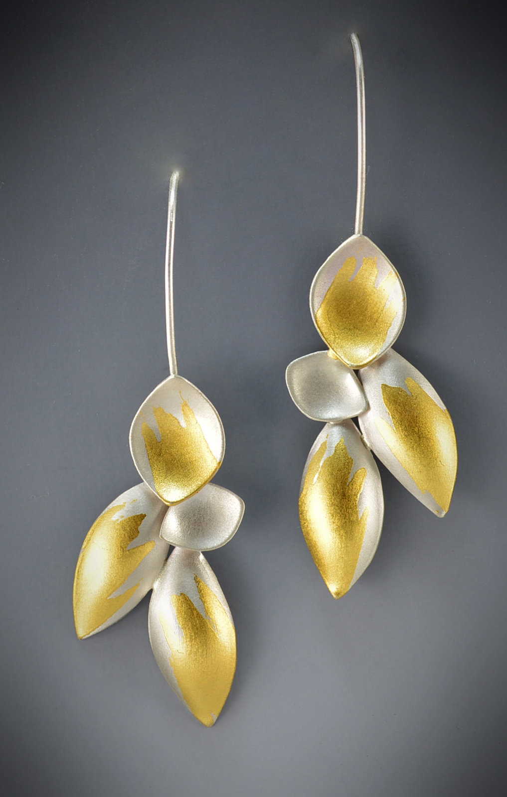 Daffodil Earrings by Judith Neugebauer (Gold & Silver Earrings ...