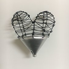 Funnel of Love Jr. by Barbara Gilhooly (Metal Wall Sculpture)