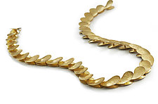 Shadow Necklace in 18k Yellow Gold by Ayesha Mayadas (Gold Necklace)