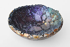 Grape Stomp by Mira Woodworth (Art Glass Bowl)