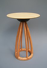 Black-Eyed Susan by Tracy Fiegl (Wood Side Table)