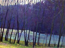 Winter Creek by Ken Elliott (Giclee Print)