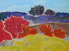 Hillside Retreat by Leonard Moskowitz (Acrylic Painting)