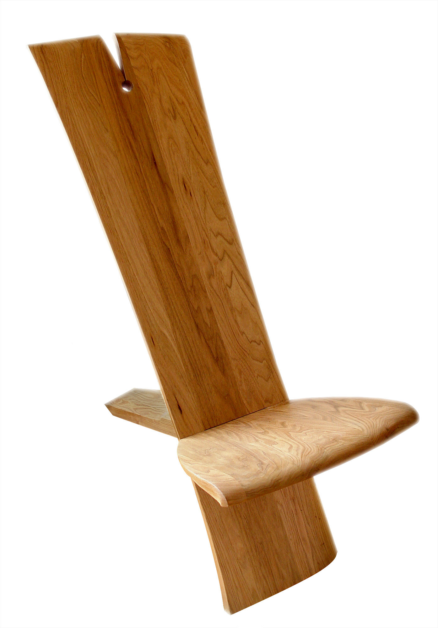 African/Art Nouveau Chair by Mathieu Patoine (Wood Chair 