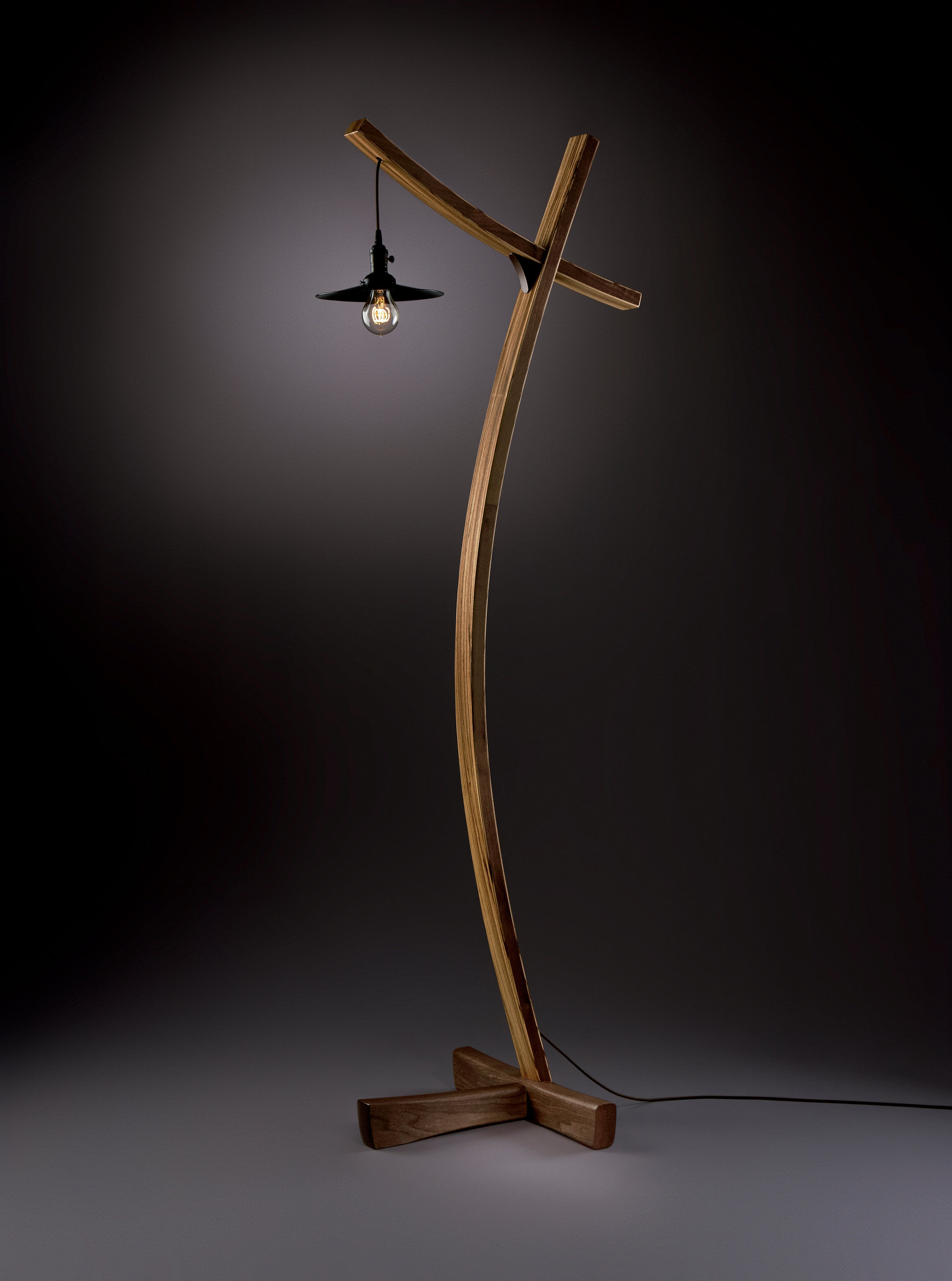 Aglow by Brian Hubel (Wood Floor Lamp) | Artful Home