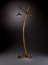 Aglow by Brian Hubel (Wood Floor Lamp)