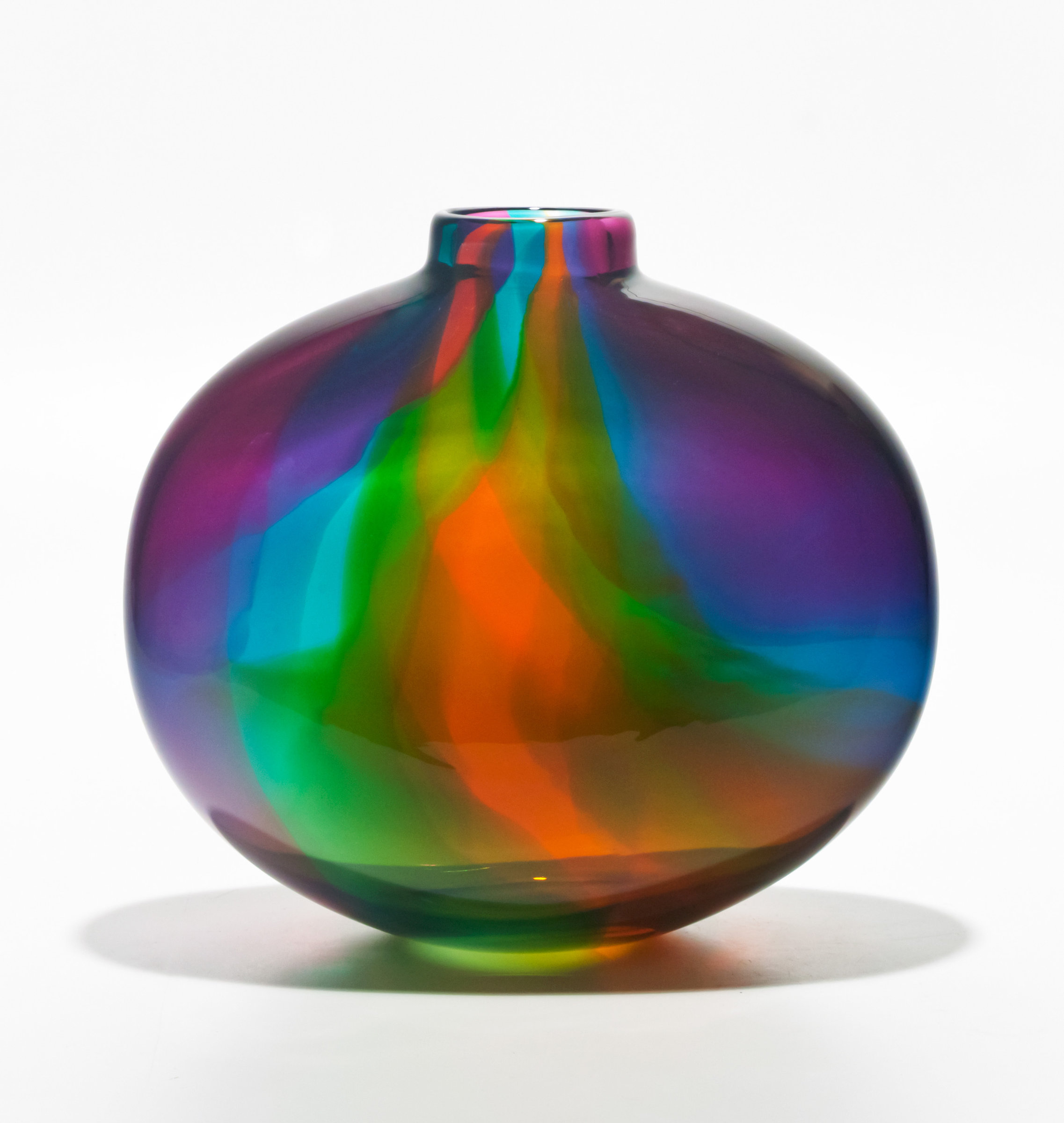 Color Ribbon Vase By Michael Trimpol And Monique