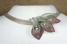 Lily of the Valley Necklace by Sarah Cavender (Metal Necklace)