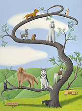 Tree of Dog by Jane Troup (Giclée Print)