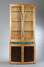 Levitating Display / China Cabinet by Nathan Hunter (Wood Cabinet)