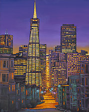 San Francisco by Johnathan Harris (Giclee Print)