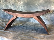 Crescent Bench by Eric Reece (Metal Bench)