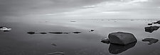Mirrormere - Kitchi Gammi Park by J.L. Rodman (Black & White Photograph)