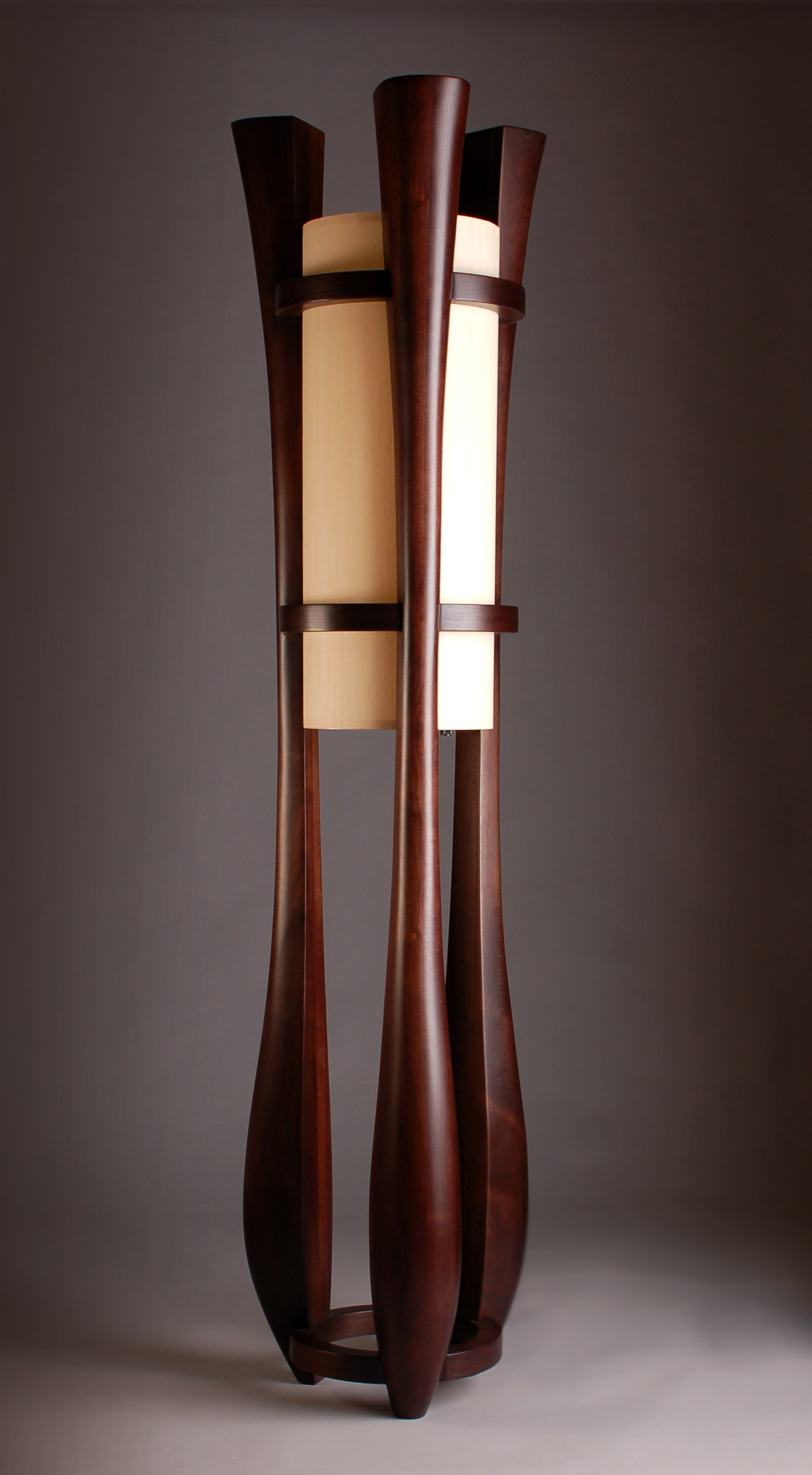 Chronos by Kyle Dallman (Wood Floor Lamp) | Artful Home