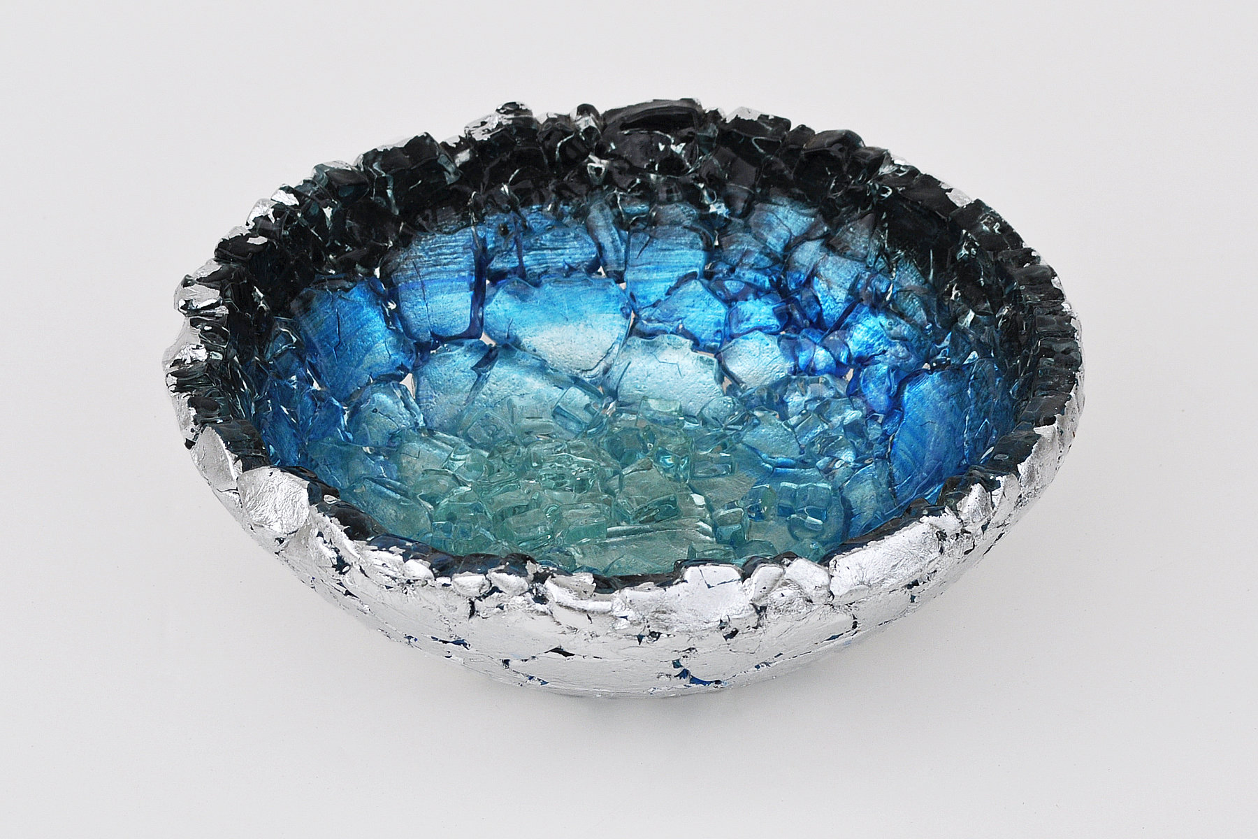 Atlantic Rim By Mira Woodworth Art Glass Bowl Artful Home