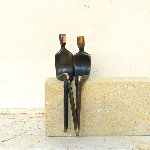 Mr. & Mr. by Yenny Cocq (Bronze Sculpture) | Artful Home