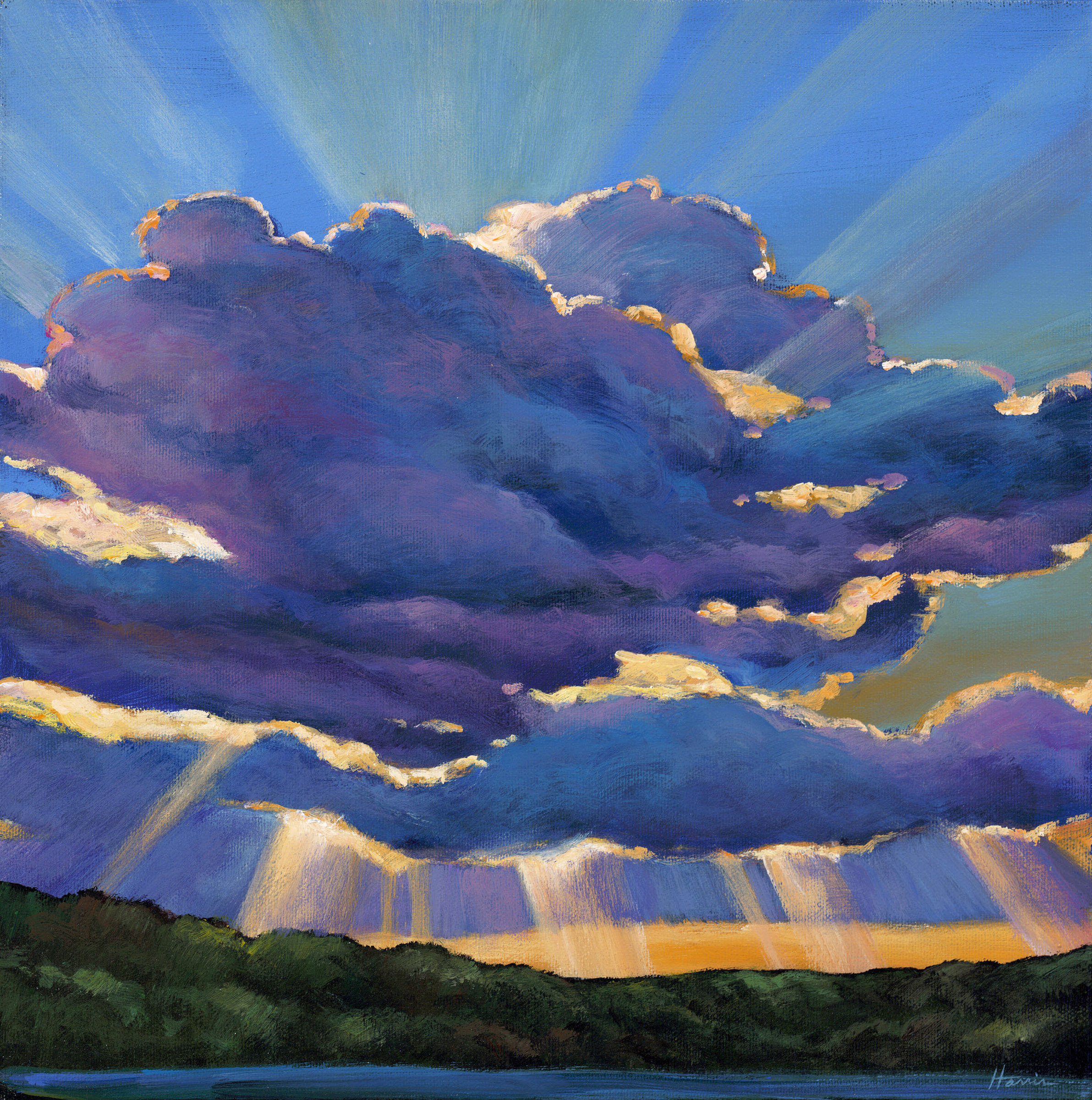 Sunset by Johnathan Harris (Giclee Print) Artful Home