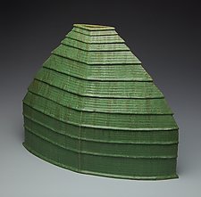 Louvered Vessel by Jonathan White (Ceramic Sculpture)