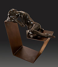 Calliope's Muse by Dina Angel-Wing (Bronze Sculpture)