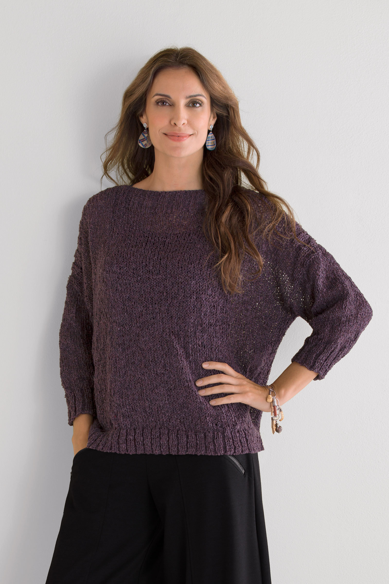 Ribtop Sweater by Amy Brill Sweaters (Knit Sweater) | Artful Home